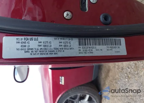 2019 Dodge Challenger R/T z USA, uszkodzony, nr VIN 2C3CDZBT8KH525131